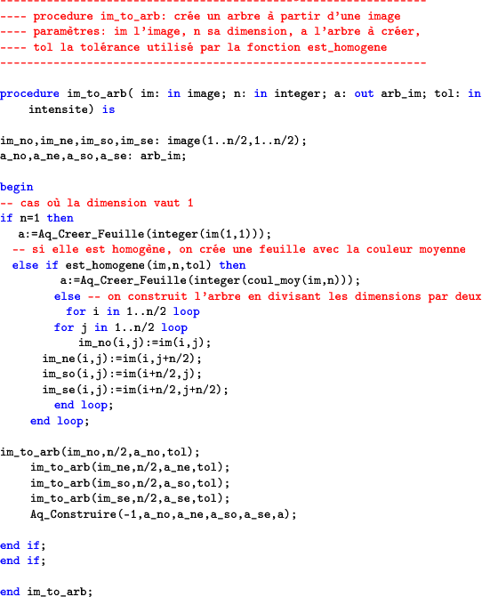 \begin{lstlisting}[language=ada]----------------------------------------------...
...(-1,a_no,a_ne,a_so,a_se,a);end if;
end if;end im_to_arb;\end{lstlisting}