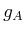 $ g_{A}$