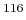 $ {}^{116}$