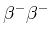$ \beta^{-}\beta^{-}$