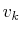 $ v_{k}$