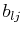 $ b_{lj}$