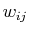 $ w_{ij}$