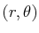 $ (r,\theta)$
