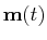 $ \mathbf{m}(t)$