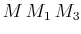 $ M\,M_{1}\,M_{3}$