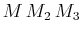 $ M\,M_{2}\,M_{3}$