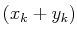 $ (x_{k}+y_{k}$