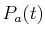 $ P_{a}(t)$