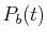 $ P_{b}(t)$