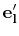 $ \mathbf{e'_{l}}$